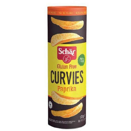 Schar Curvies patatine senza glutine gusto Paprika 170g-2