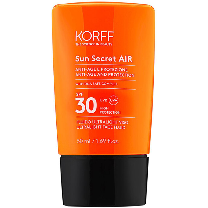 Korff Sun Secret AIR SPF30 Fluido Ultralight Viso 50ml-2