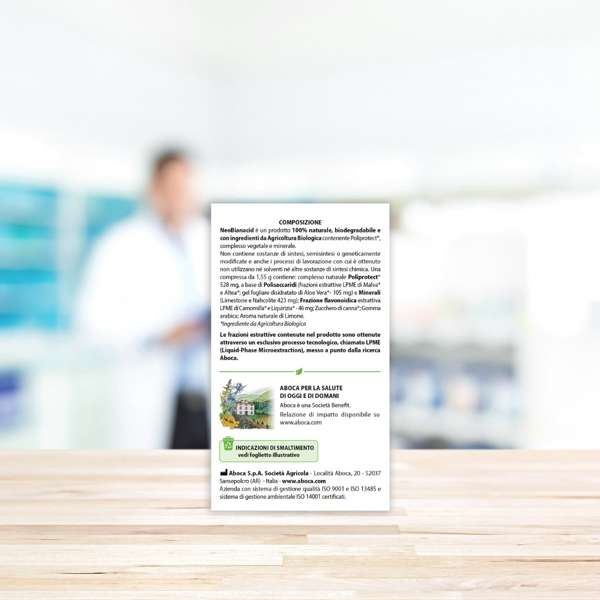 Aboca Neobianacid 45 Compresse Gusto Limone-5