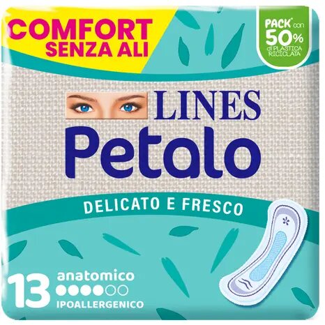 Lines Petalo Delicato e Fresco 13 Assorbenti Anatomici-3