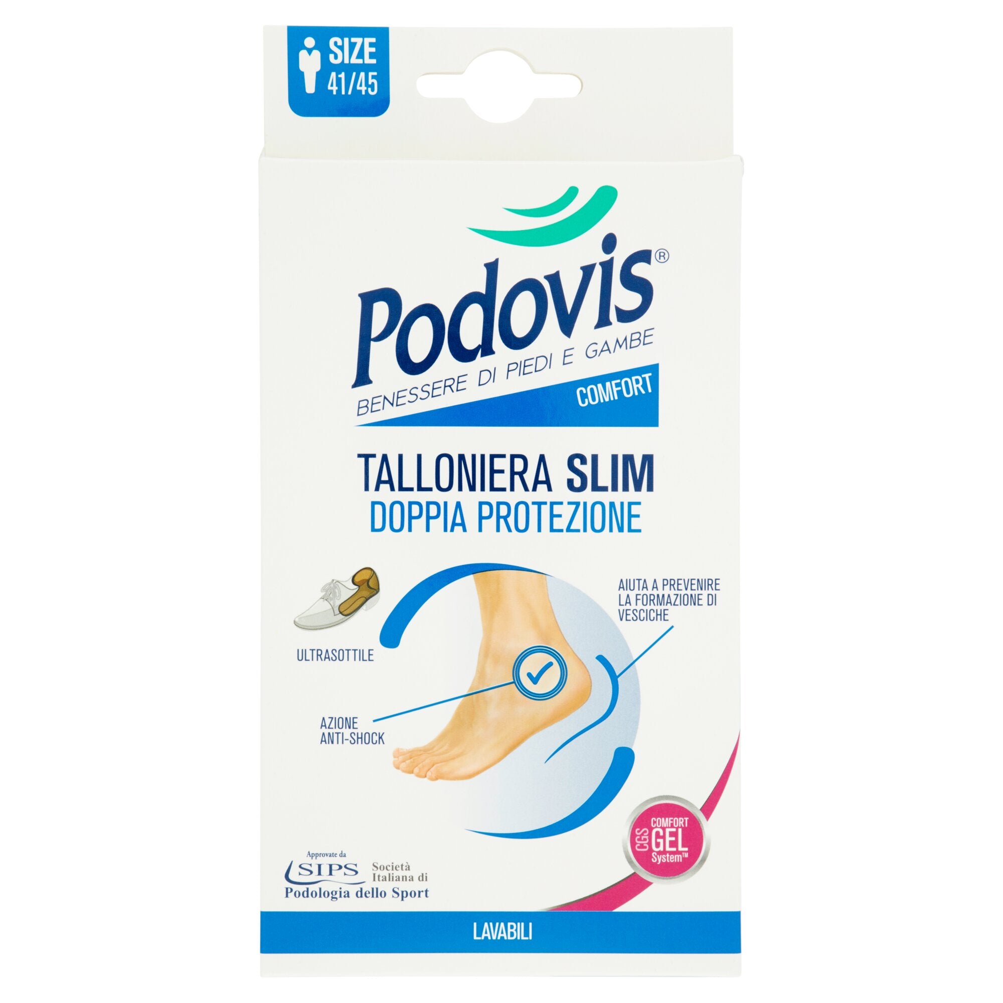 Podovis Talloniera Slim Uomo 1 paio taglia unica-2