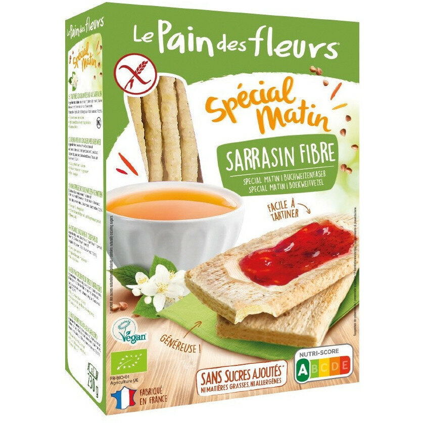 Le Pain Des Fleurs Special Matin Tartine Croccanti Bio al Grano Saraceno 230g-2