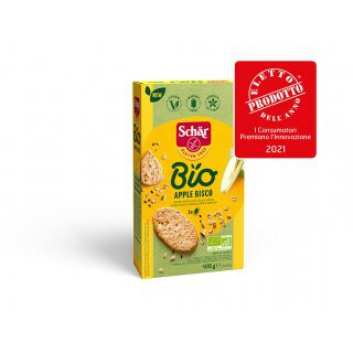 Schar Bio Apple Bisco biscotti alla mela senza glutine 3x35g-2