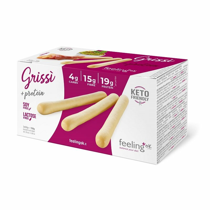 Feeling Ok Grissì +Protein Naturale 150g-1
