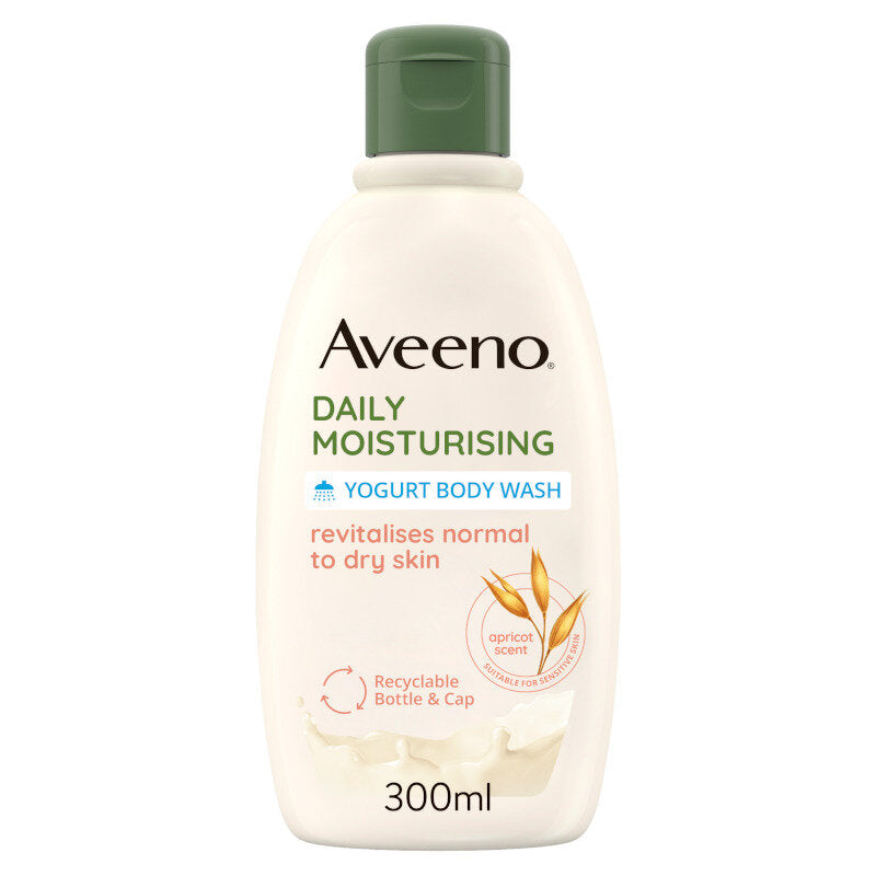 Aveeno Daily Moisturising Bagno Doccia Yogurt Albicocca Miele 300ml-9