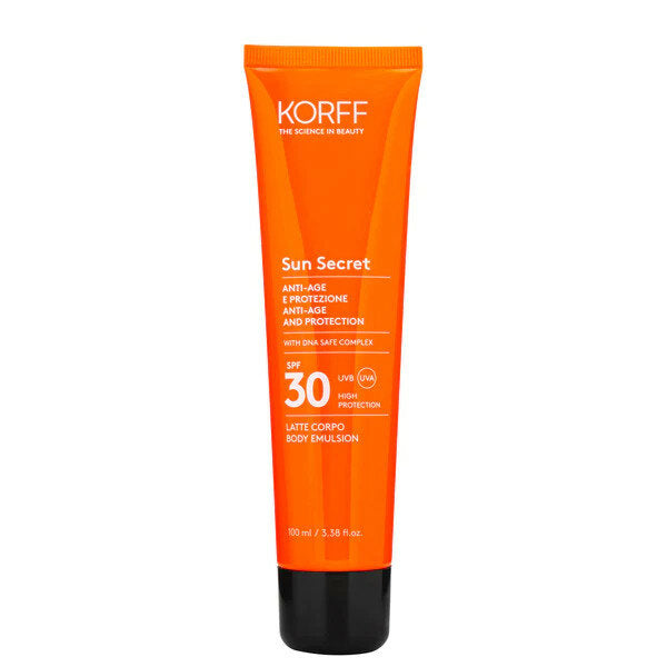 Korff Sun Secret Latte Solare SPF30 Protettivo ed Antiage 100ml-1