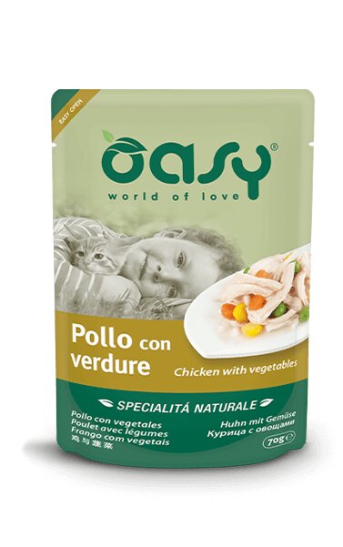 Oasy Specialità Naturale Pollo con Verdure 70g-1