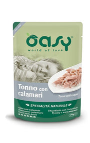 Oasy Specialità Naturale Gatto Tonno con Calamari 70g-1