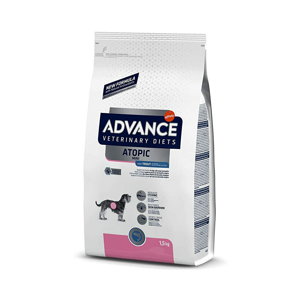 Advance Veterinary Diets Atopic Mini Crocchette Per Cani Taglia Piccola Sacco 1,5kg-2