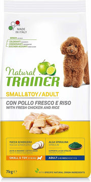 Natural Trainer Crocchette Pollo Cane Adult Small & Toy 7Kg-1