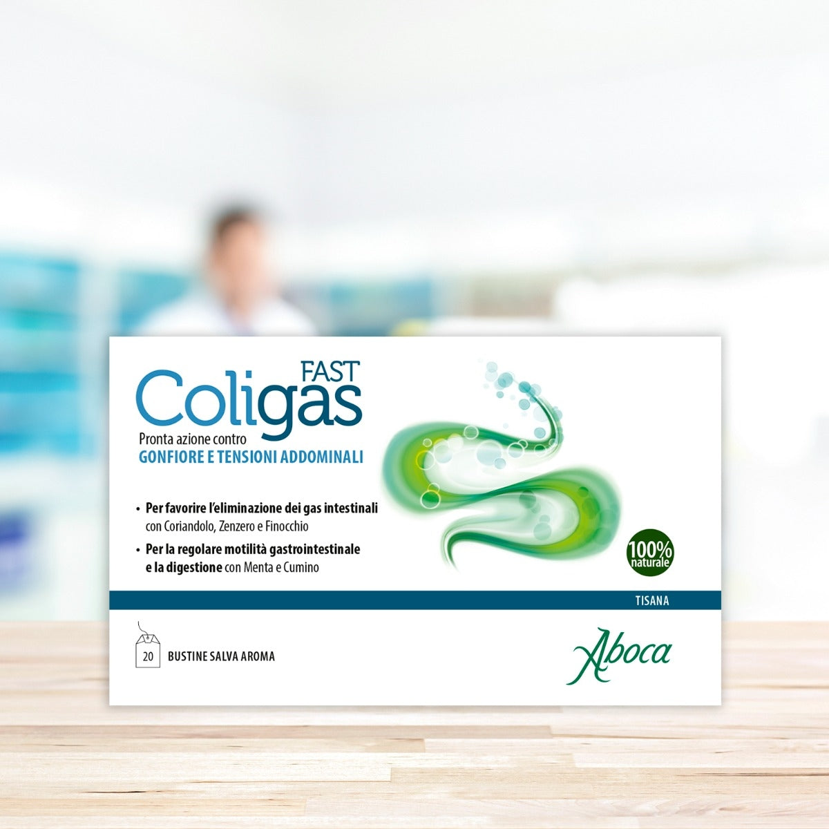 Aboca Coligas Fast Tisana 20 Bustine-4