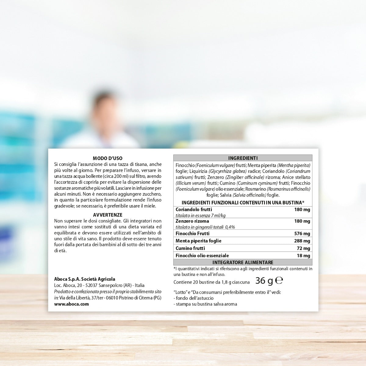 Aboca Coligas Fast Tisana 20 Bustine-6