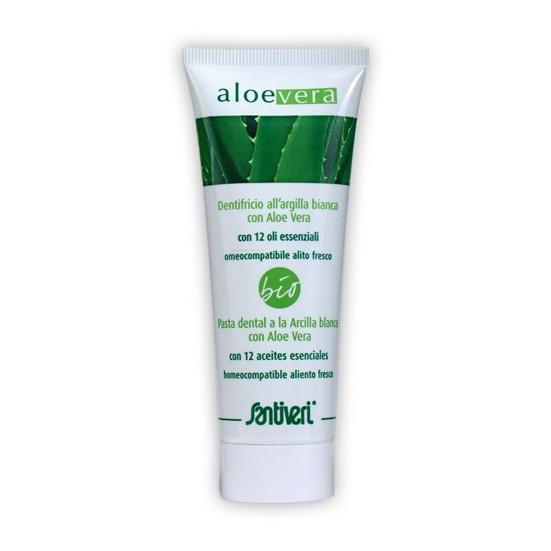 Santiveri Dentifricio Aloe Vera Gel Bio 75ml-1