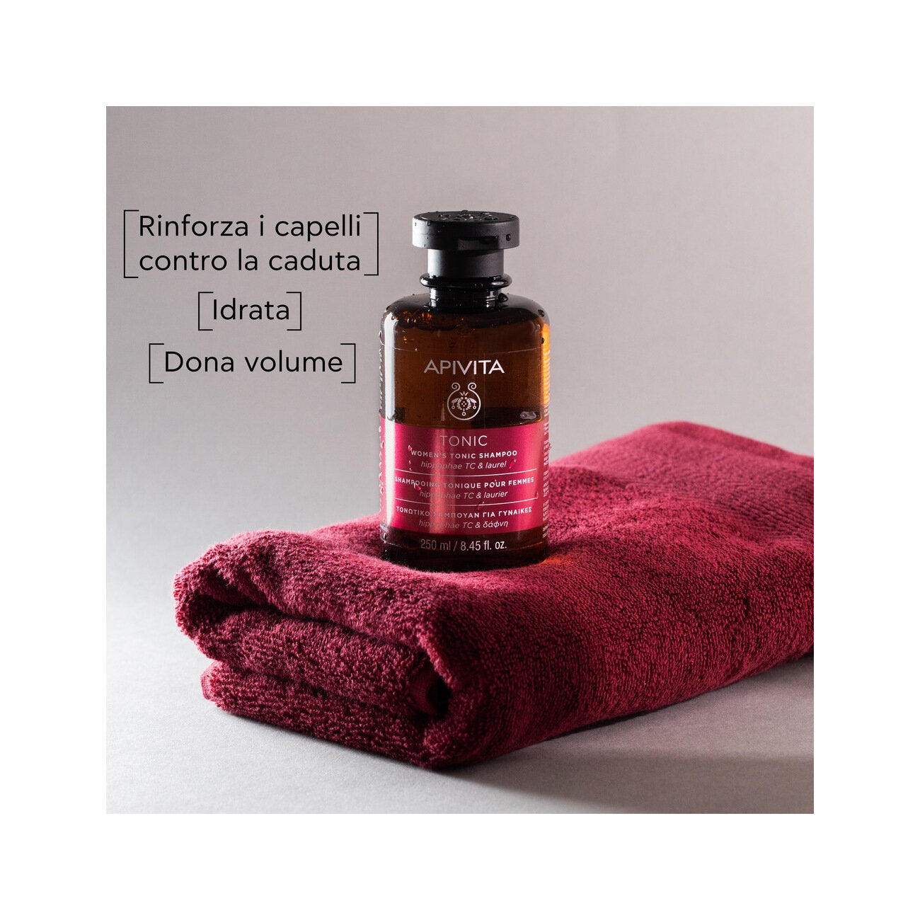 Apivita Shampoo Tonificante Donna Hippophae TC/Laurel 250ml-2