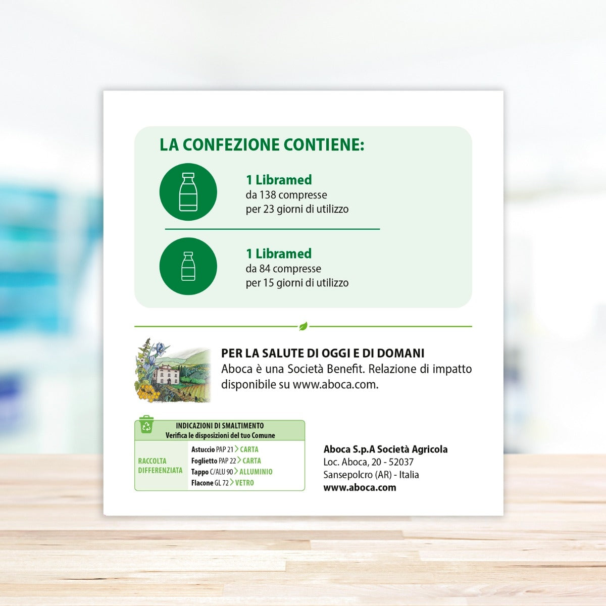 Aboca Libramed Trattamento 5 Settimane 138 + 84 Compresse-6