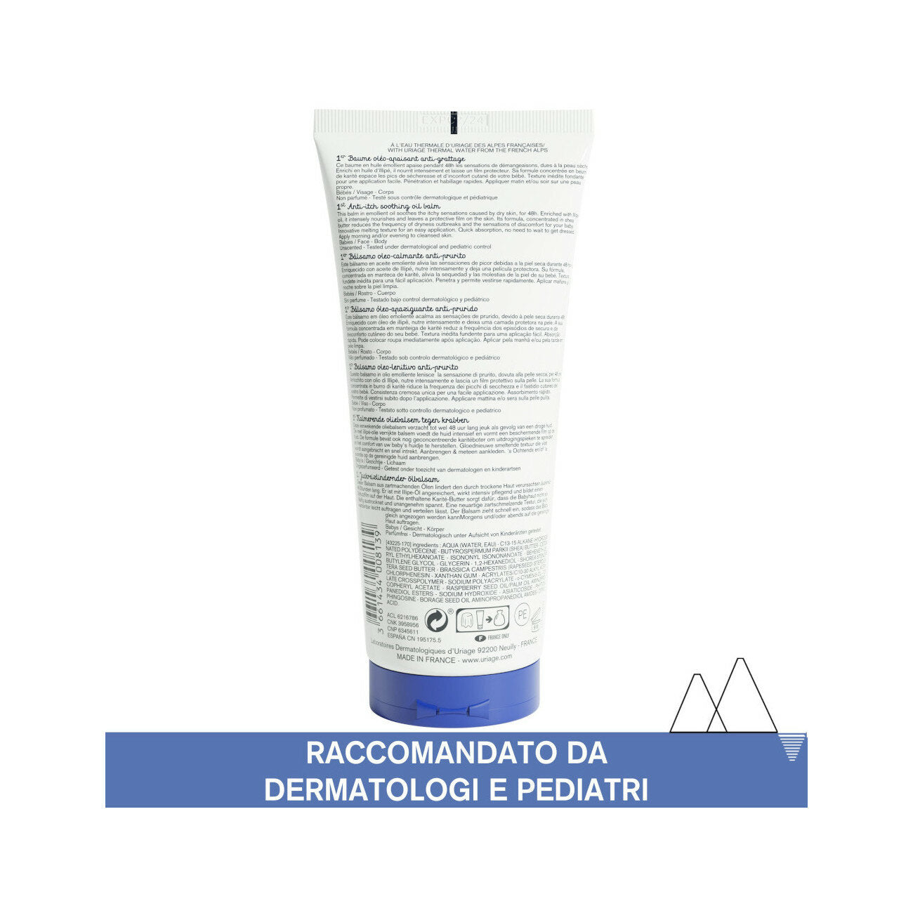 Uriage Premiere Balsamo-Olio Lenitivo Antiprurito Neonati 200ml-2