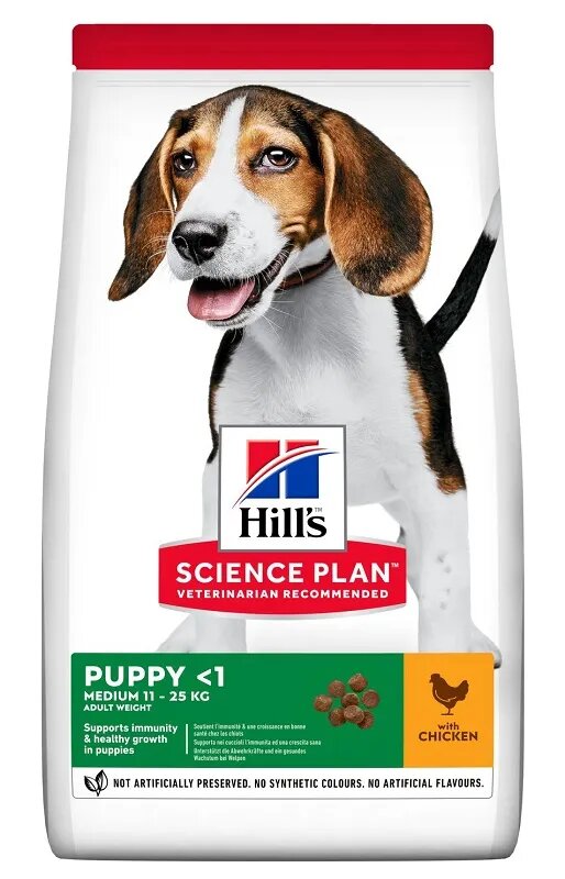 SP CANINE PUP M CKN 800G CS-1
