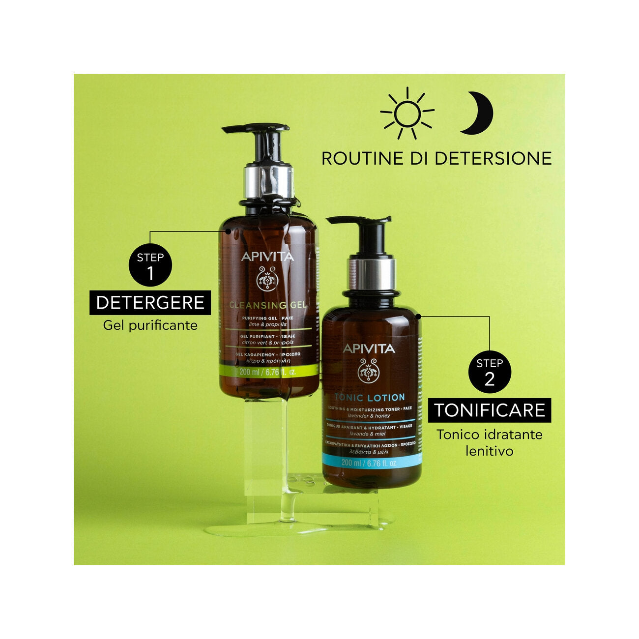 Apivita Gel Purificante Viso 200ml-5