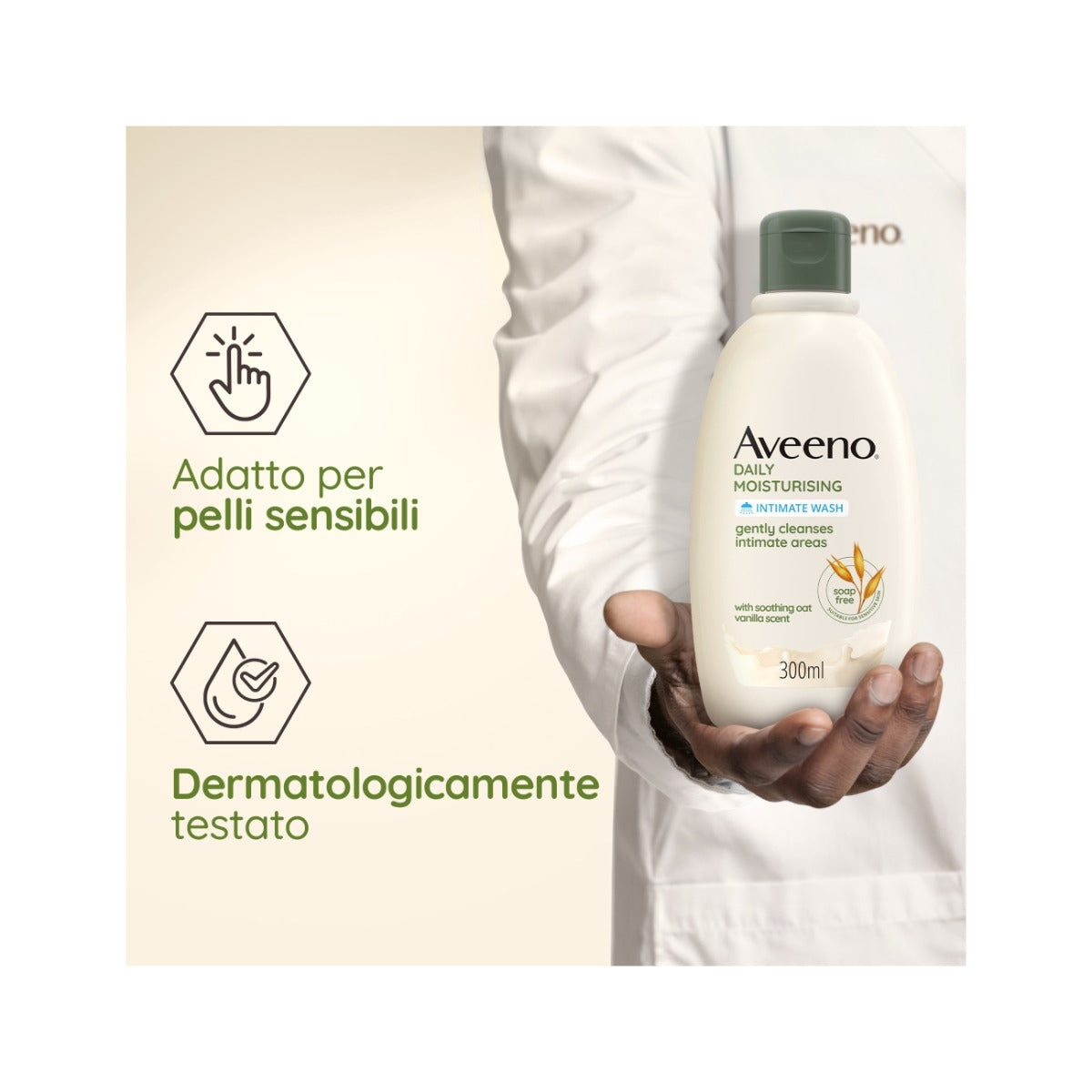 Aveeno Daily Moisturising Detergente Intimo 300ml-11