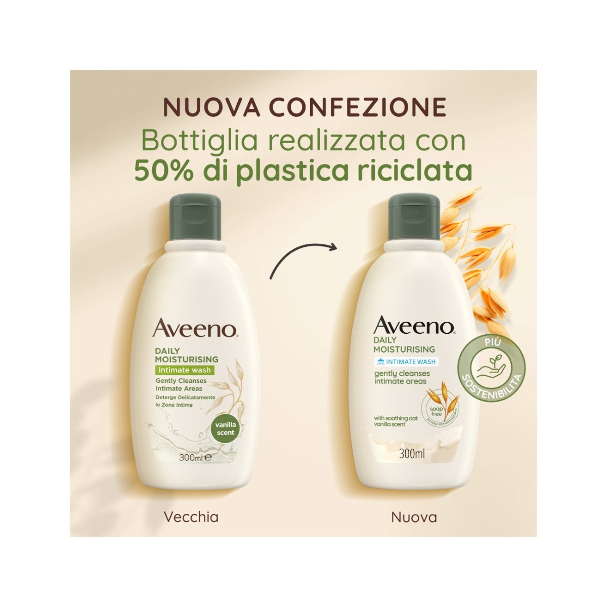 Aveeno Daily Moisturising Detergente Intimo 300ml-13