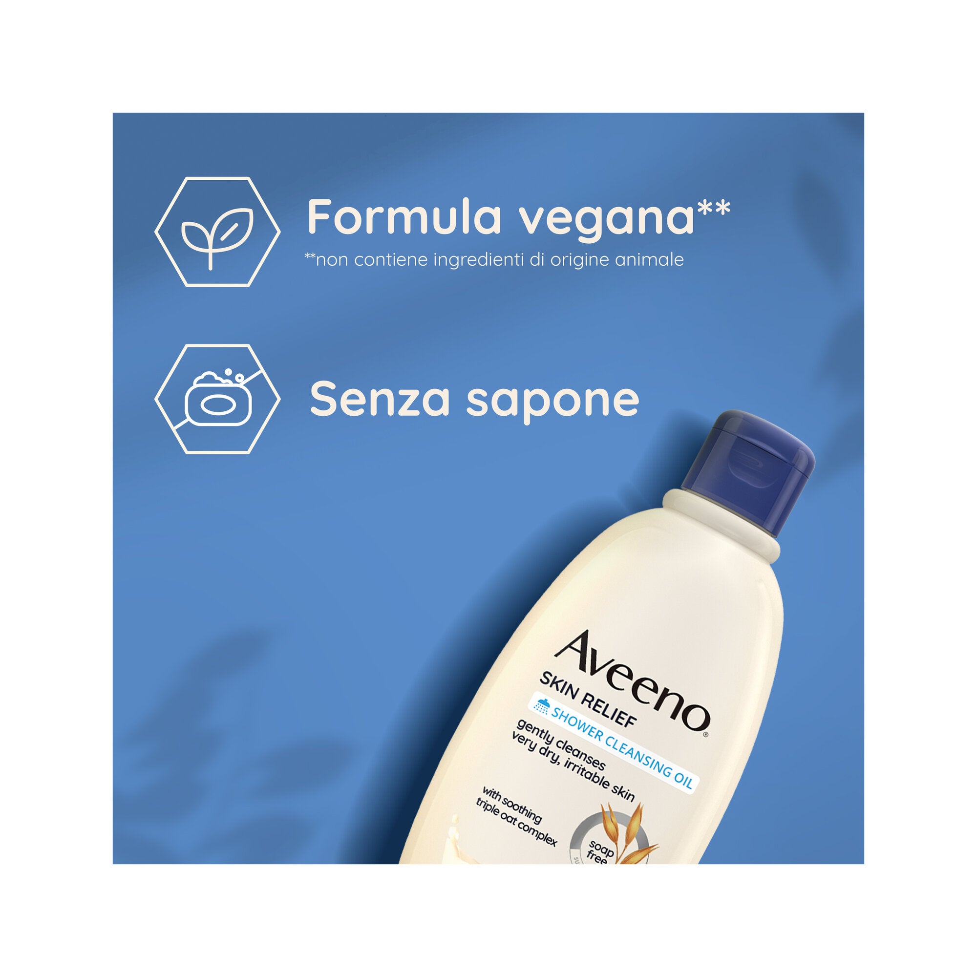 Aveeno Skin Relief Detergente Olio Bagno e Doccia 300ml-5