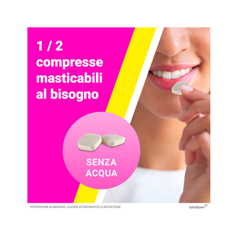 Biochetasi Digestione e Acidità 20 Compresse Masticabili Triplice Aiuto contro Difficoltà Digestive-10