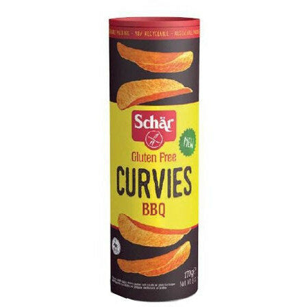 Schar Curvies BBQ patatine senza glutine gusto barbecue 170g-2