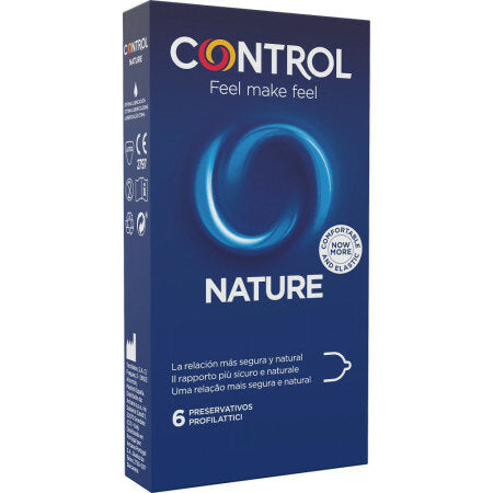 Control Preservativi Nature in lattice di gomma naturale 6 profilattici-3