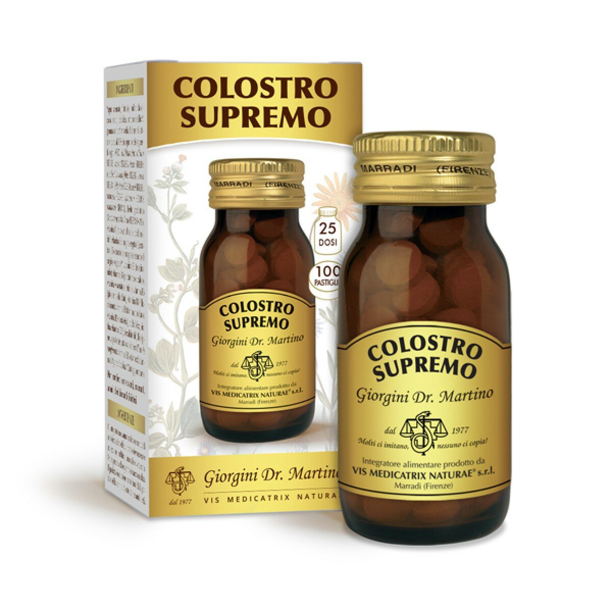 Dr. Giorgini Colostro Supremo per le difese immuniatrie 100 pastiglie-2