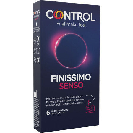 Control Preservativi Finissimo Senso in lattice di gomma naturale 6 profilattici-3
