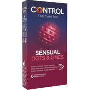 Control Sensual Dots & Lines 6 Profilattici-3