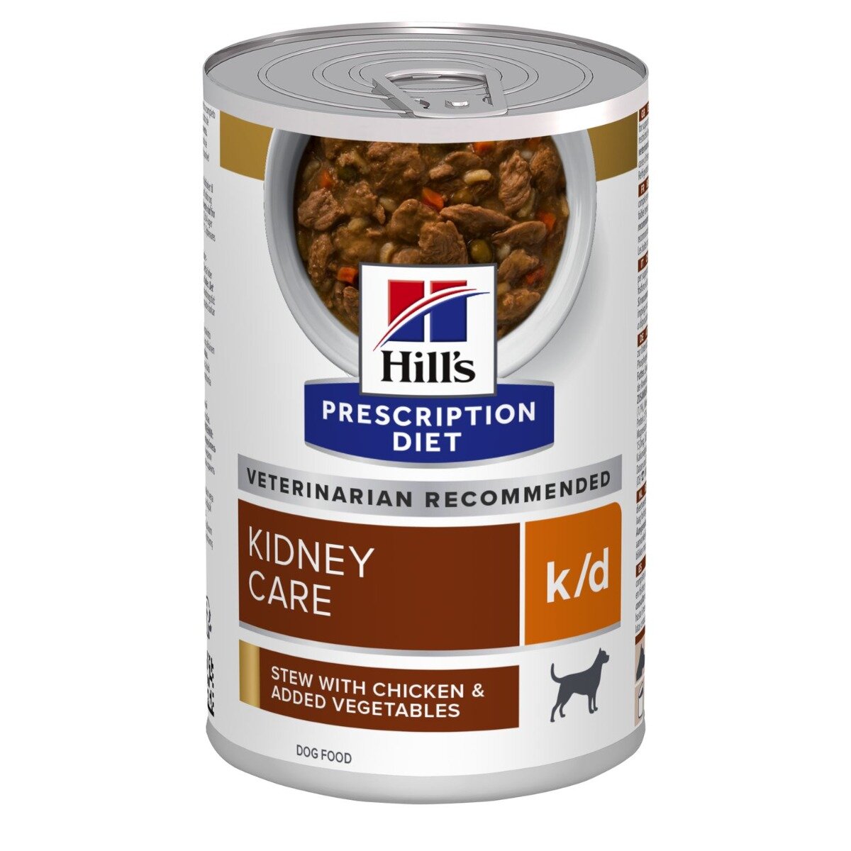 Hill's Prescription Diet K/D Renal Cane Pollo e Verdure Lattina 354g-2