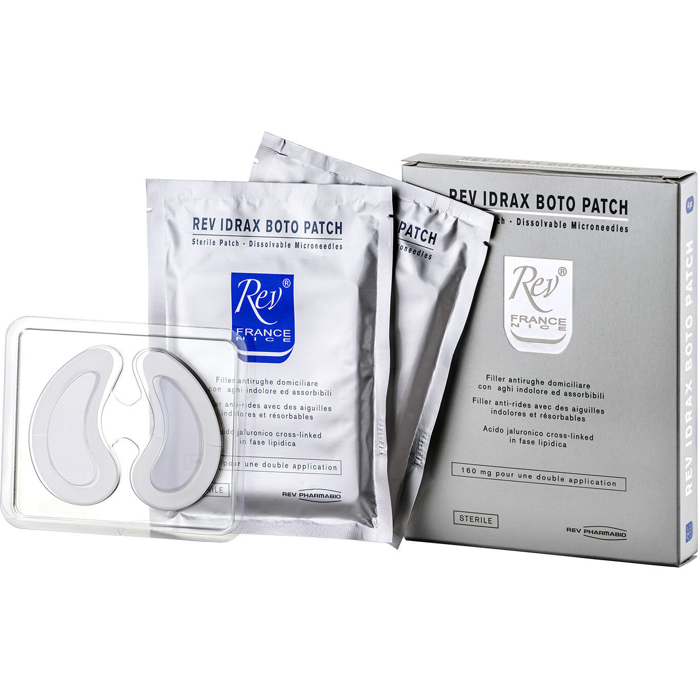 Rev Idrax Boto Patch filler antirughe 4 cerotti per 2 applicazioni-2