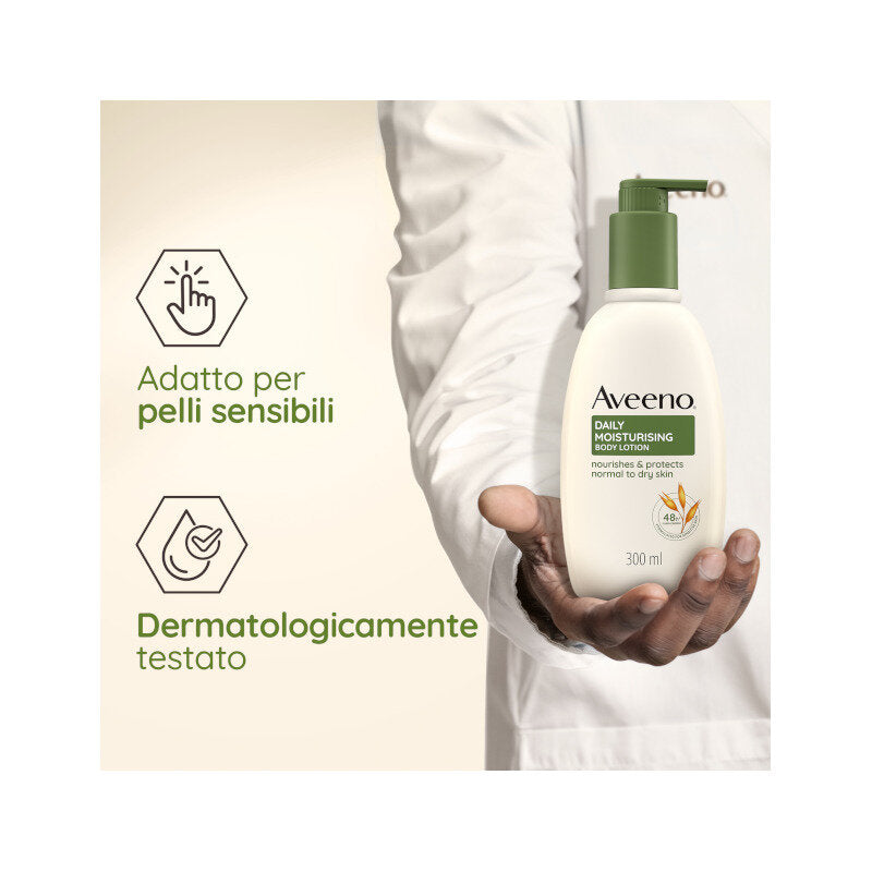 Aveeno Daily Moisturising Crema Idratante Corpo 300ml-5