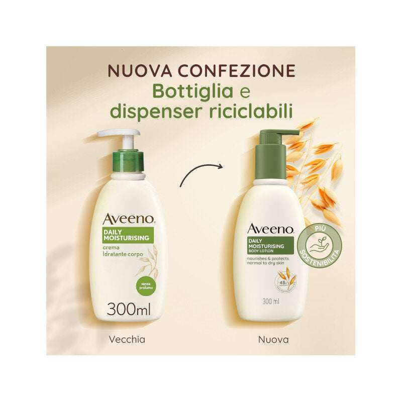 Aveeno Daily Moisturising Crema Idratante Corpo 300ml-7