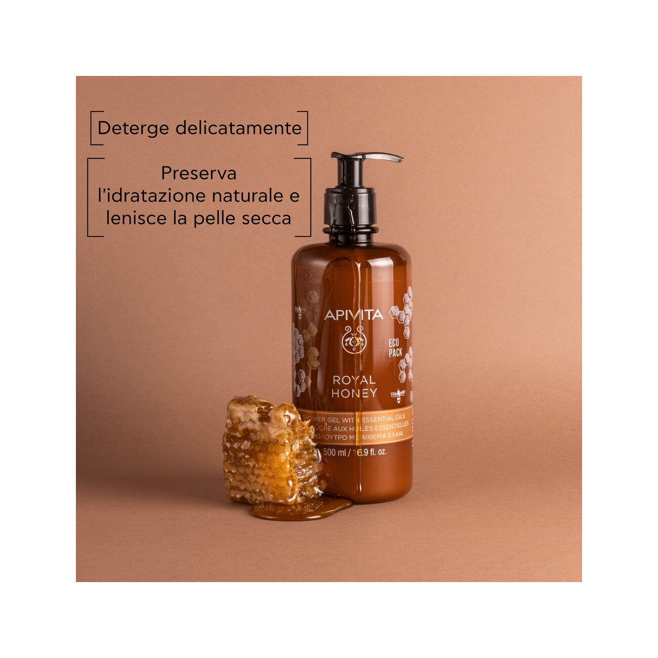 Apivita Royal Honey Shower Gel gel doccia 500ml-2
