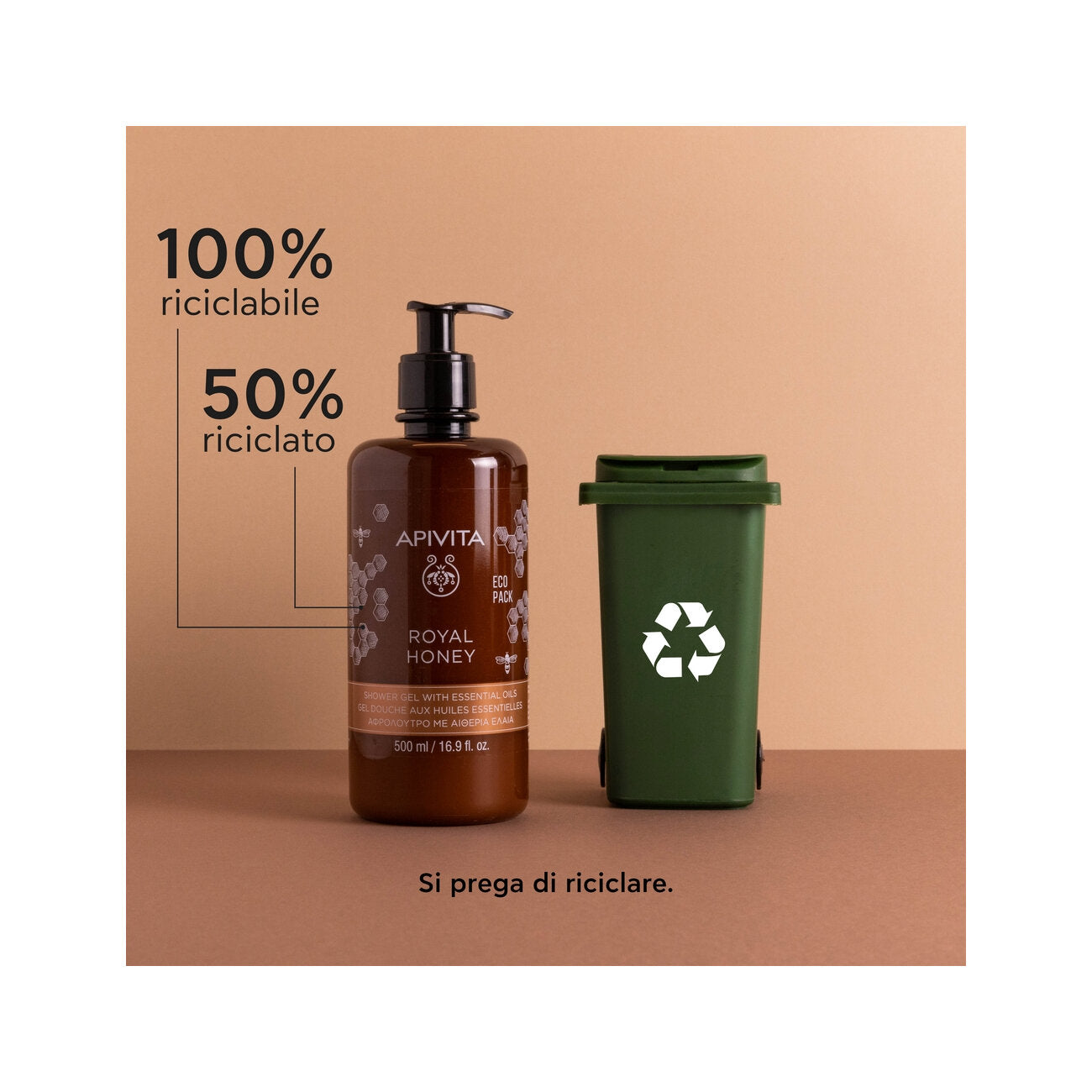 Apivita Royal Honey Shower Gel gel doccia 500ml-8
