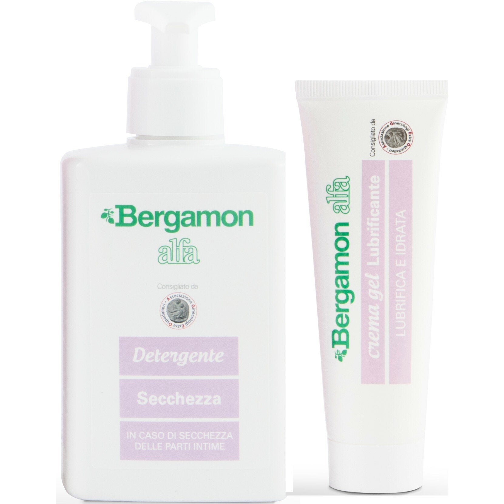 Bergamon Alfa Kit detergente secchezza 300ml + gel lubrificante 50ml-2