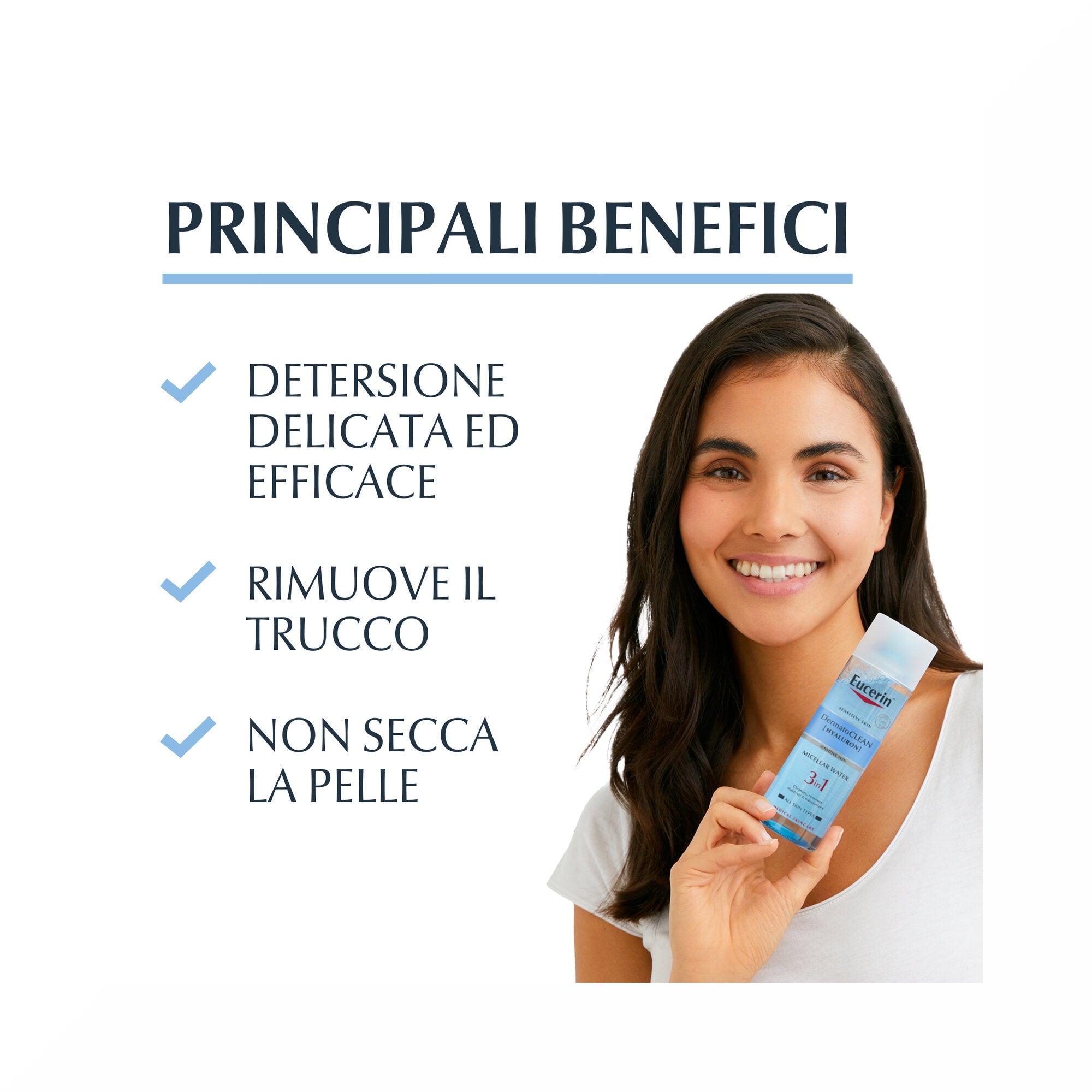 Eucerin DermatoClean Hyaluron Acqua Micellare 3in1 200ml-2