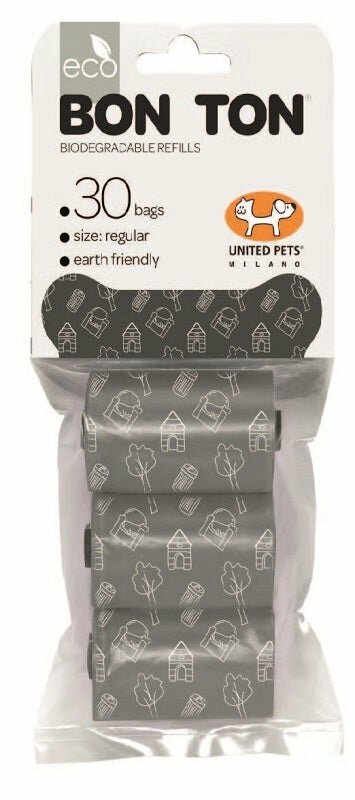 United Pets Refill Bon Ton Regular 3 Ricariche Sacchettini Biodegradabili Neri-2