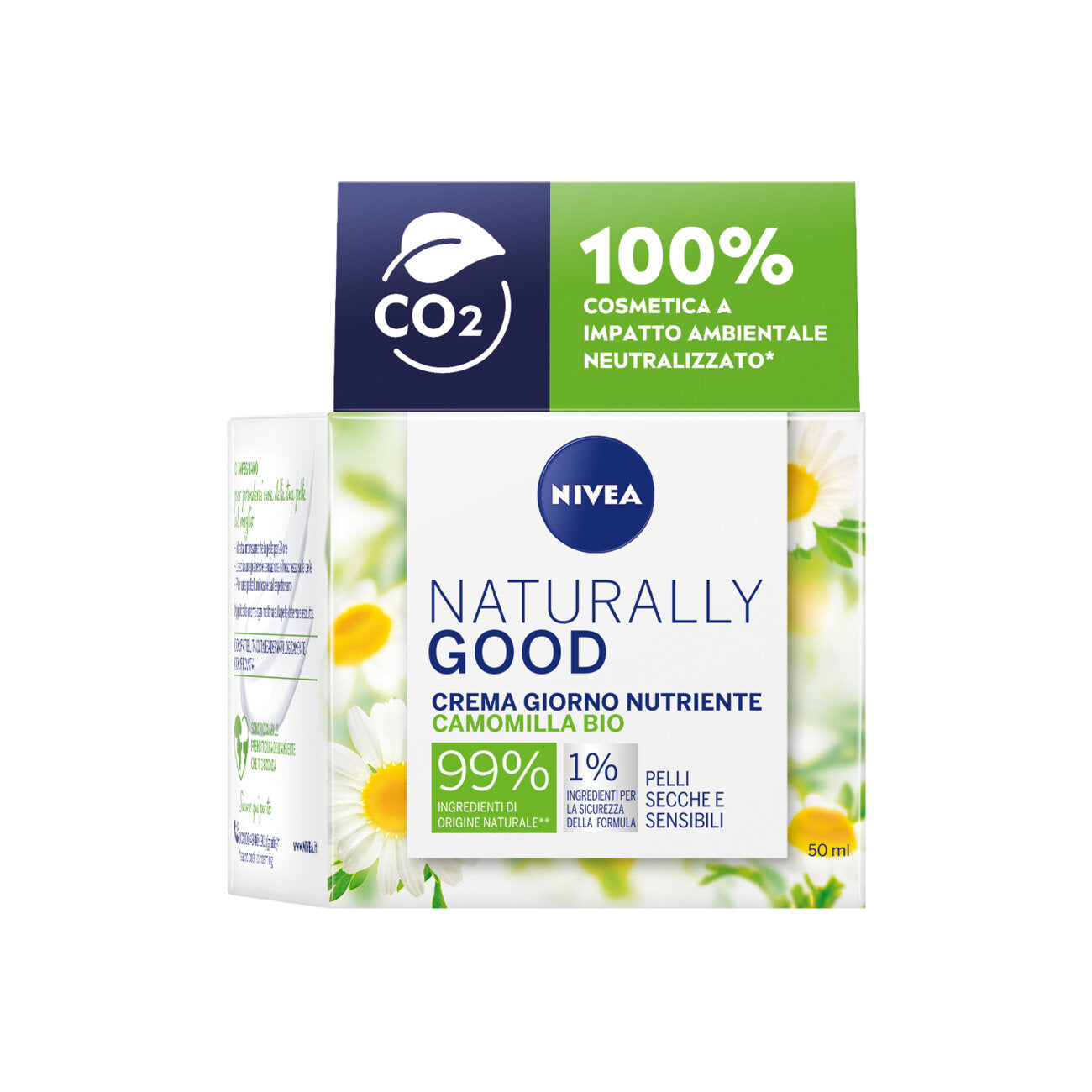 Nivea Naturally Good Crema Giorno Nutriente 50 ml Crema Viso Idratante Per Pelli Secche E Sensibili-2