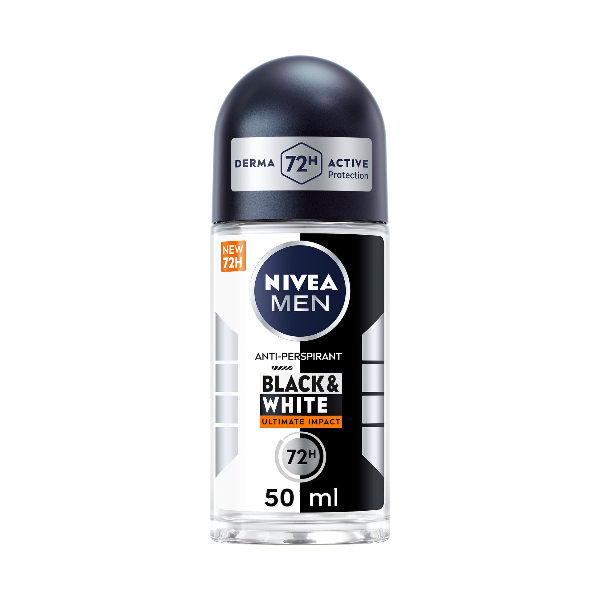 Nivea Men Black&white Invisible Ultimate Impact Roll-on Deodorante Antitraspirante 50ml-1