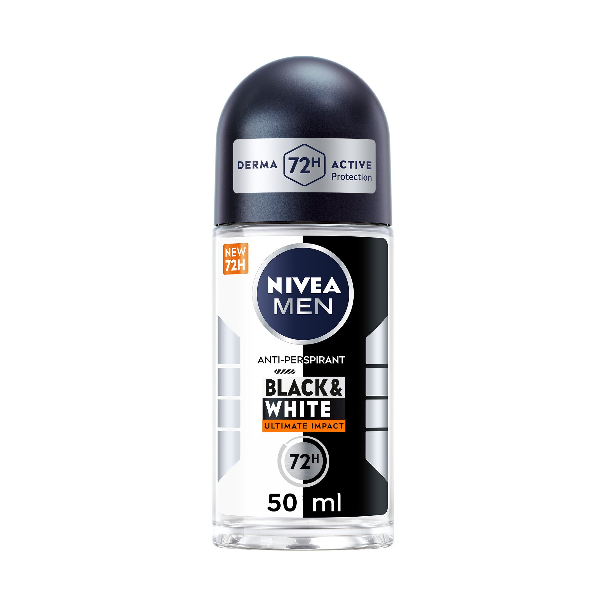Nivea Men Black&white Invisible Ultimate Impact Roll-on Deodorante Antitraspirante 50ml-1