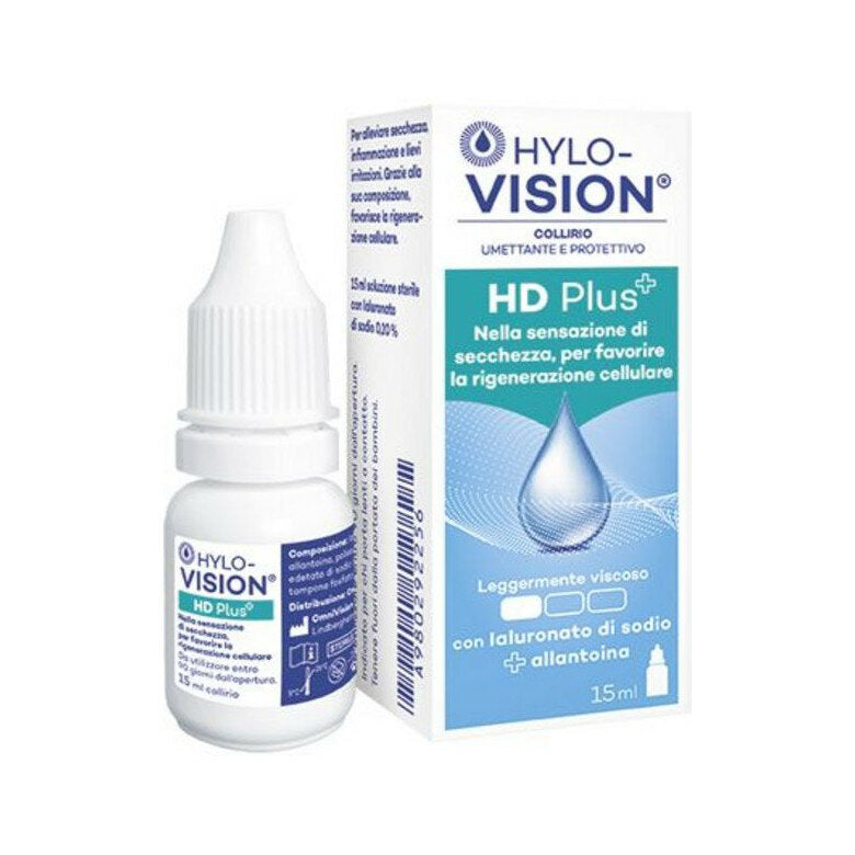 Hylovision HD Plus Collirio per alleviare secchezza e infiammazione 15ml-2