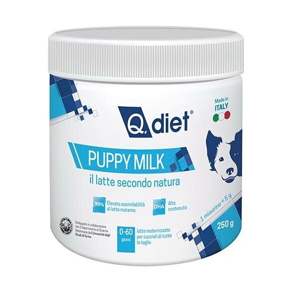 Q DIET PUPPY MILK 250G-1