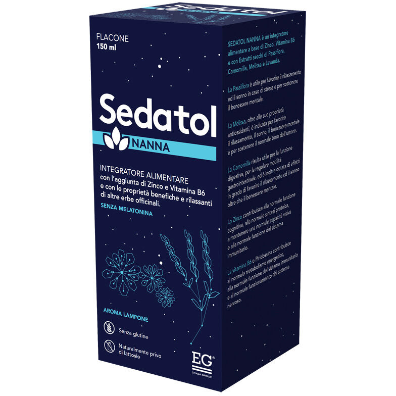 Sedatol Nanna per il rilassamento 150ml aroma lampone-2