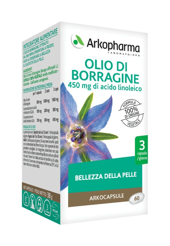 Arkopharma Olio Di Borragine 60 perle-2