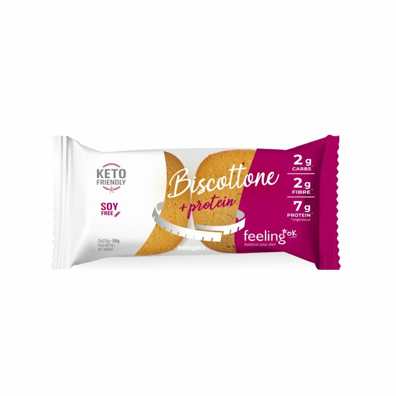 Feeling Ok Biscottone +Protein Cocco 50g-1