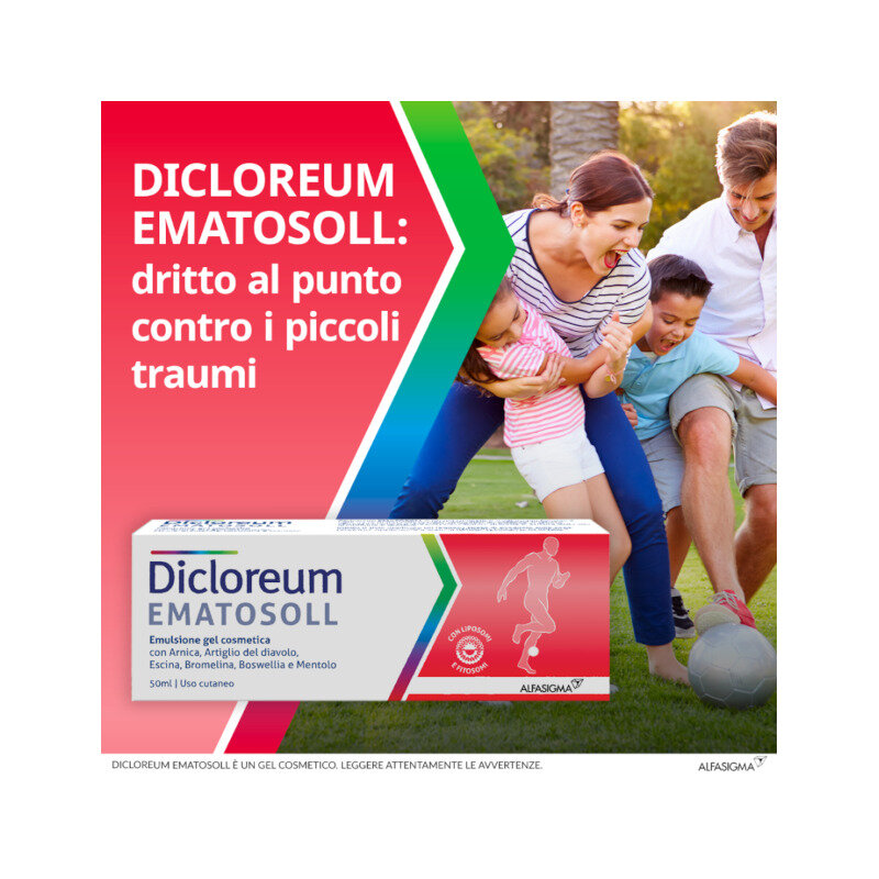 Dicloreum Ematosoll emulsione gel ad azione lenitiva 50ml-8