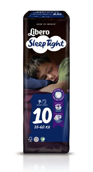 Libero SleepTight 10 pannolini da notte per bambini 35-60kg 9 pezzi-2